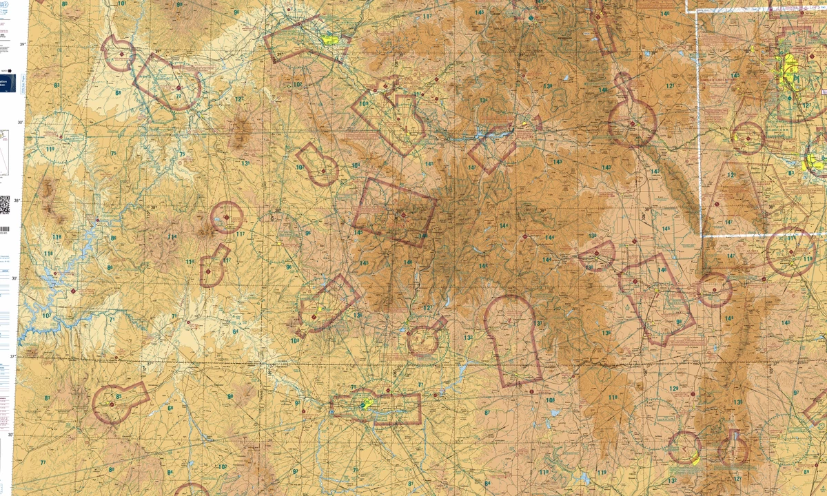 FAA Denver Sectional chart example.